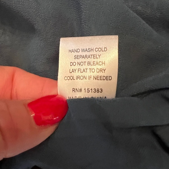 CURRENT AIR Floral Paisley Print Pleated Skirt Smocked Dress Tie at Neckline - Picture 11 of 11